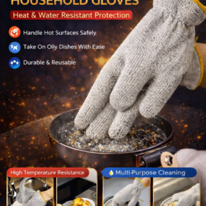 Stainless Steel Mesh Dishwashing Glove - Heavy-Duty Scrubber for Stubborn Stains