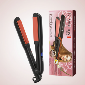 Remington Silk Keratin Protect Intelligent Hair Straightener with Advanced Ceramic Plates, Moroccan Argan Oil & Shine Enhancing Technology